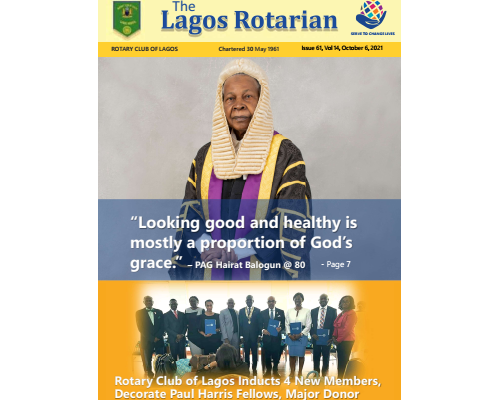Lagos Rotarian Issue 61 Volume 15 Oct 13 2021