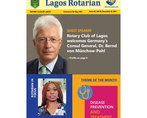 Lagos Rotarian Issue 61 Volume 23 Dec 1 2021
