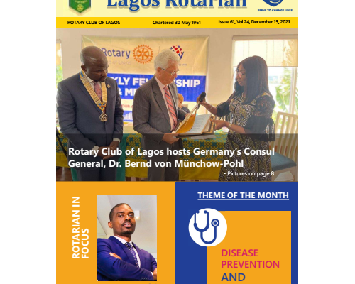 Lagos Rotarian Issue 61 Volume 24 Dec 15 2021