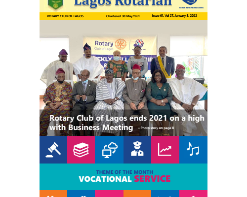 Lagos Rotarian Issue 61 Volume 27 Jan 5 2022