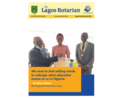 Lagos Rotarian Issue 61 Volume 3 July 21 2021