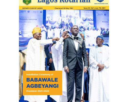 Lagos Rotarian Issue 61 Volume 1 July 7 2021
