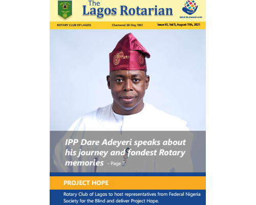 Lagos Rotarian Issue 61 Volume 6 Aug 11 2021