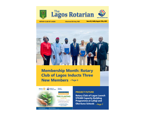 Lagos Rotarian Issue 61 Volume 8 Aug 25 2021